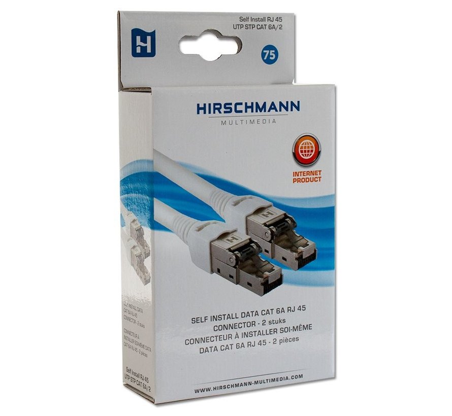 Hirschmann Self Install RJ45 UTP STP CAT 6A/2 - 2 stuks