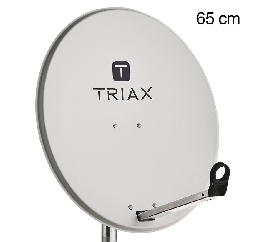 Triax TDS 65cm schotel kleur 7035 lichtgrijs