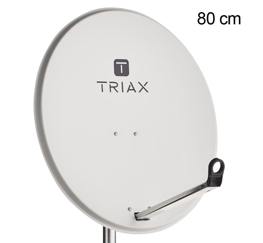 Triax TDS 80cm schotel kleur 7035 lichtgrijs (niet per post te verzenden)