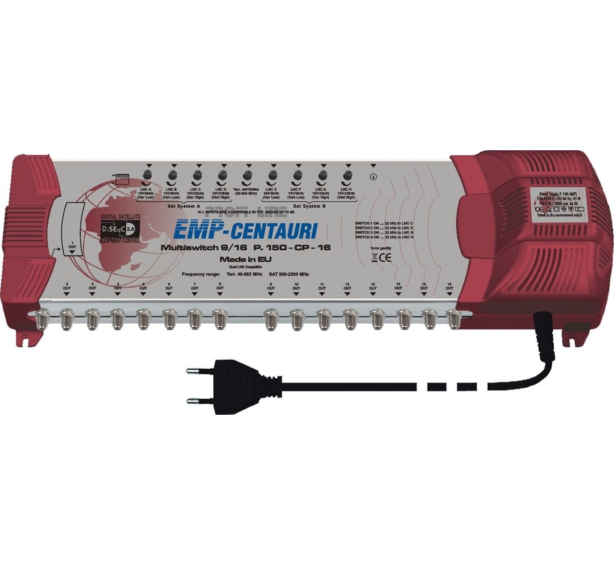 EMP Multiswitch ProfiLine voor maximaal 2 satellieten