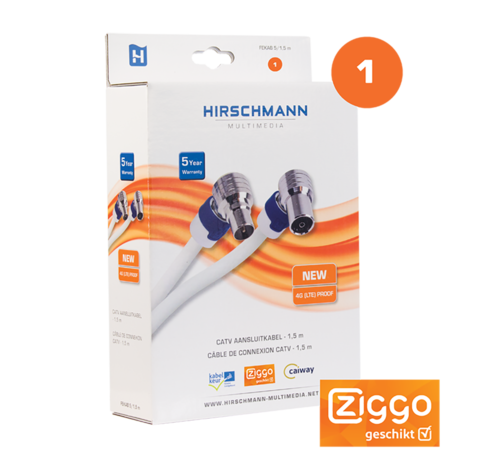 Hirschmann Hirschmann FEKAB 5/1,5 m coaxkabel