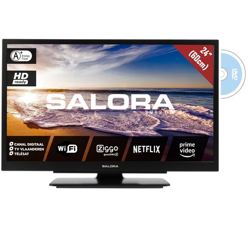 Salora Salora 24" Travel Foxum smart TV CI DVB-S2/C/T2 12/230V SMART/DVD/WIFI