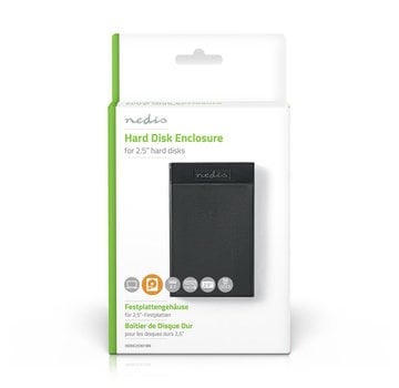 Nedis Nedis 2.5” SATA harde schijf-behuizing USB 3.1