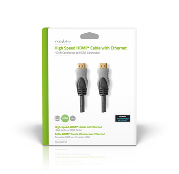 HDMI kabel HQ High Speed met ethernet 10.0 m