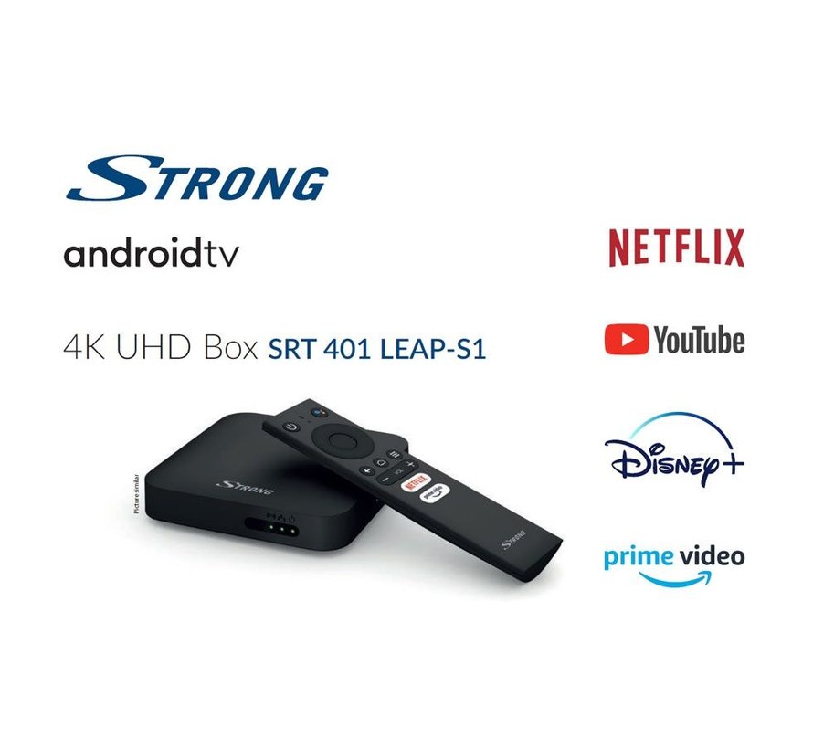 Strong SRT 401 LEAP-S1 4K UHD box Android TV