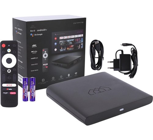 Homatics Box Q 4K Mediaspeler met Chromecast - Android TV 10 - Google Assistant