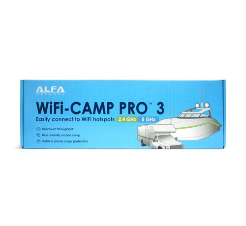 Alfa Network Alfa Network WiFi-Camp Pro 3 dual-band 2.4 & 5 GHz , AC, QR code