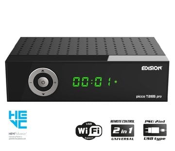Edision Edision Picco T265 PRO DVB-T2C H.265 HEVC