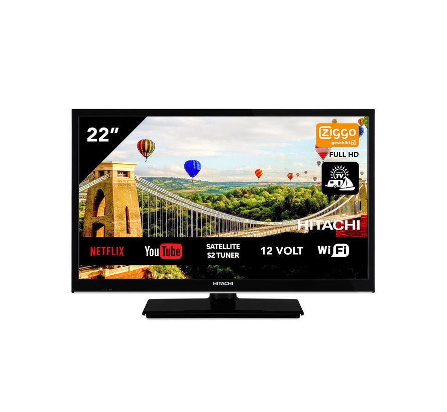 Hitachi 22HE4202 - 22 inch - Mobile Smart TV - Wifi - 12V