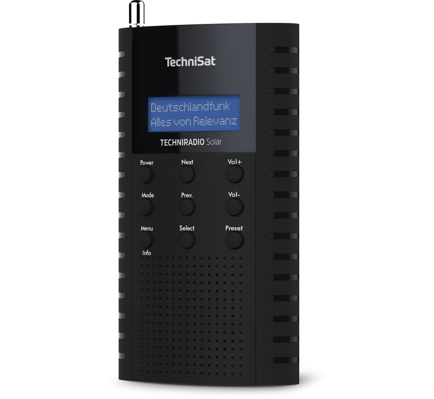 Technisat DigitRadio Solar DAB+/FM portable (zwart)