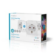 Nedis Wi-Fi Smart-Stekker | Schuko Type-F | 16 A | 3-Pack