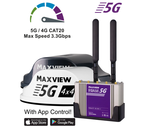 Maxview Maxview Roam 5G - 4x4 MU-MiMo WiFi oplossing (exclusief 220v adapter)