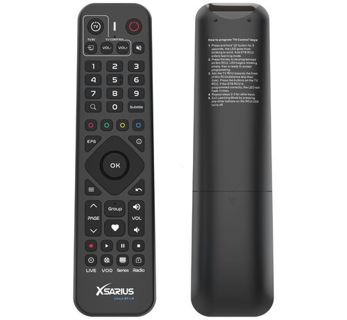 Xsarius Xsarius extra afstandsbediening Bluetooth Linux L4  voor Sniper 2 - 4K