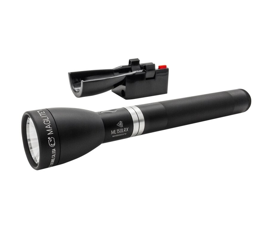 Maglite ML150LRX mat zwart oplaadbare LED zaklamp  incl. LiFePO4-batterij en docking - 1082 lumen