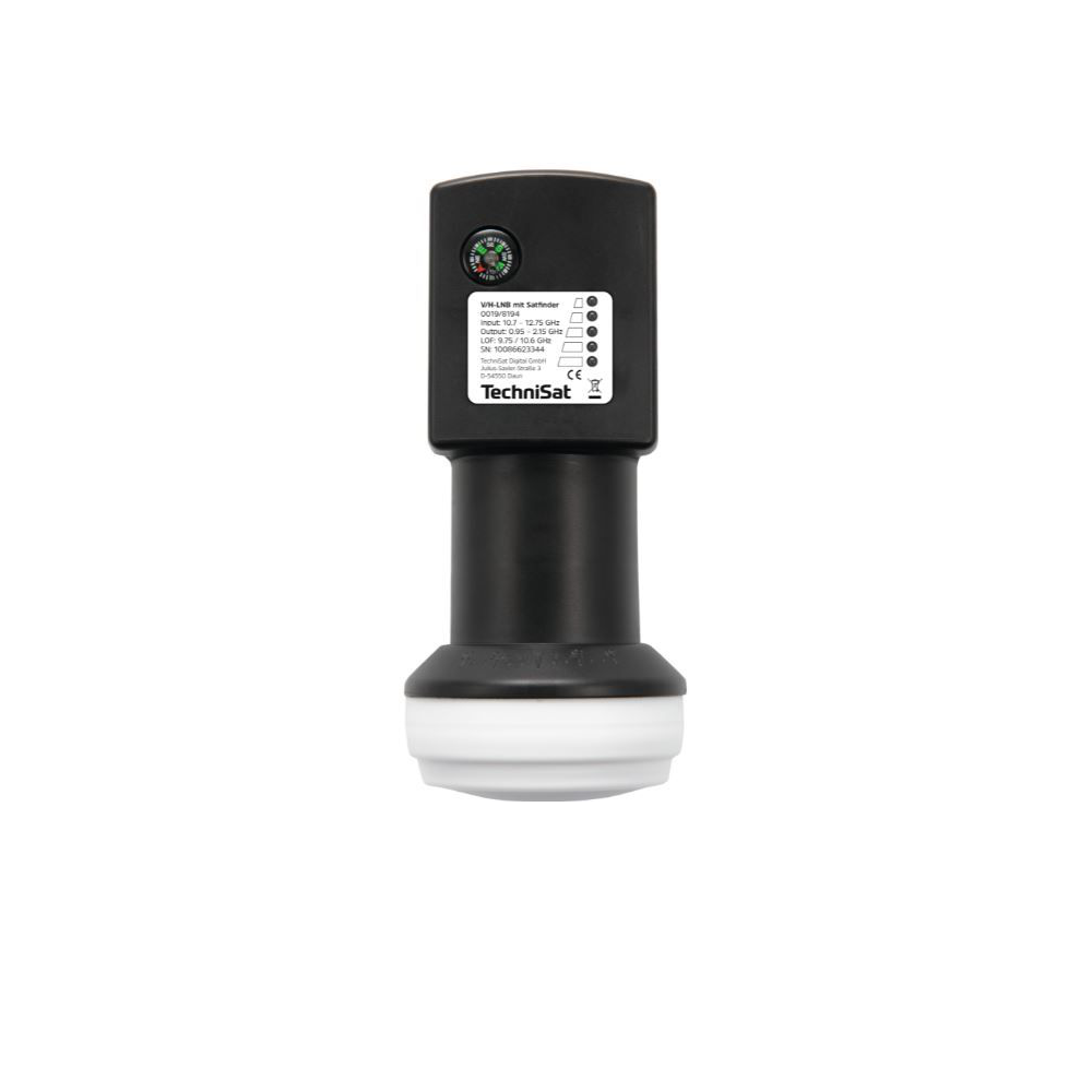 TechniSat Single LNB Con Satfinder Integrato | Per Antenna Da 40mm | Filtro LTE Anti-interferenze | Full HD E 4K