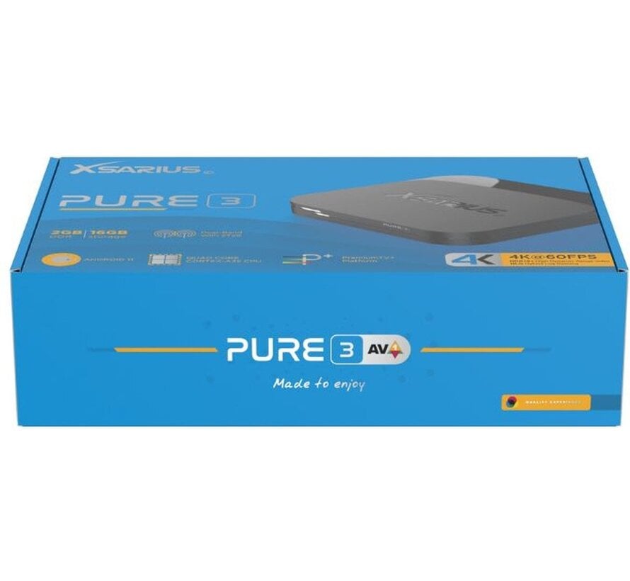 Xsarius Pure 3 UHD - 4K Android 11 Media Player