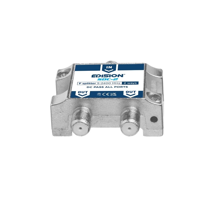 Edision signaal splitter 2-voudig 5-2400 Mhz