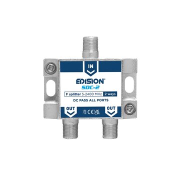 Edision Edision signaal splitter 2-voudig 5-2400 Mhz