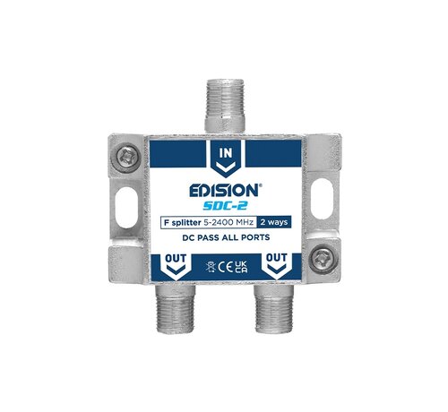 Edision Edision signaal splitter 2-voudig 5-2400 Mhz