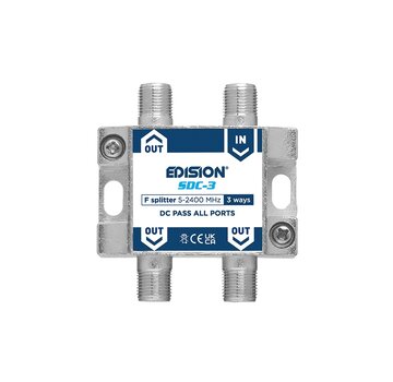 Edision Edision signaal splitter 3-voudig 5-2400 Mhz