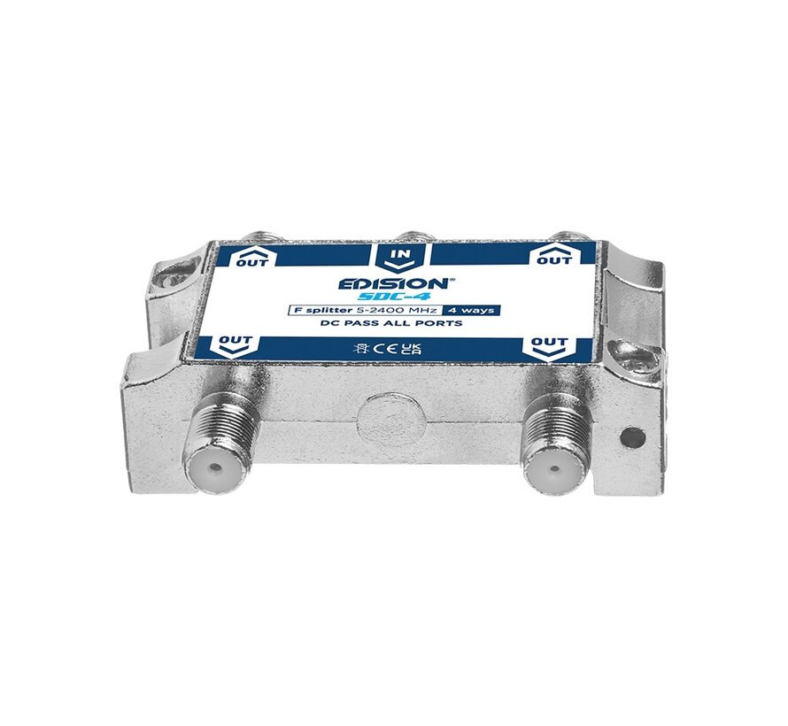 Edision signaal splitter 4-voudig 5-2400 Mhz