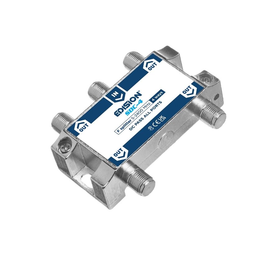 Edision signaal splitter 4-voudig 5-2400 Mhz