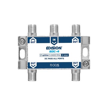 Edision Edision signaal splitter 4-voudig 5-2400 Mhz