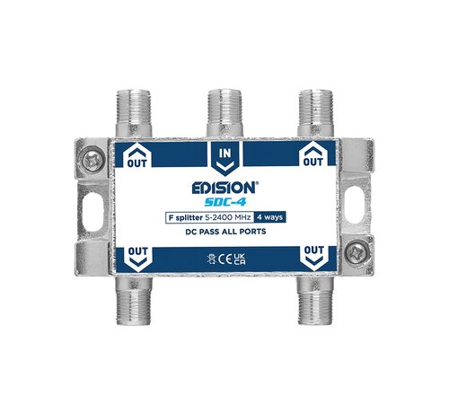 Edision Edision signaal splitter 4-voudig 5-2400 Mhz