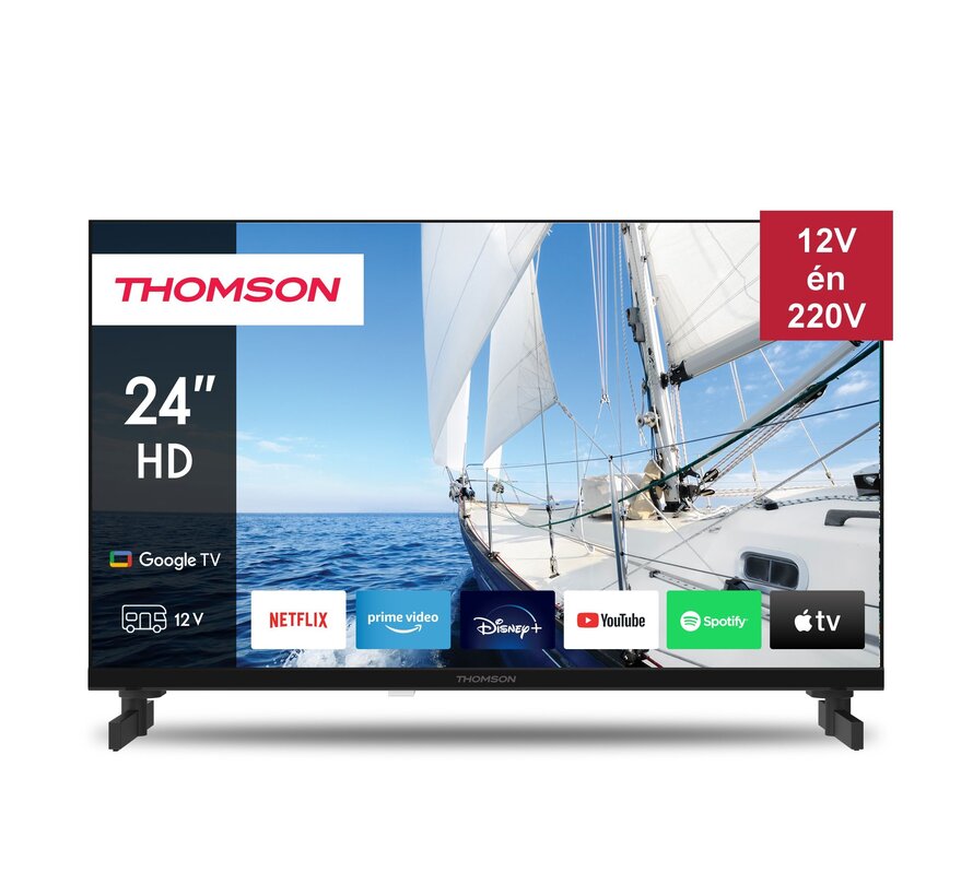 Thomson 24" Google TV - 12V & 220V - DVB-S2/C/T2