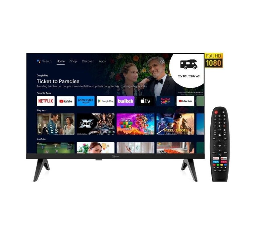 Telesystem 22" Smart AndroidTV 11- FullHD - TS22FHD SMG14  - 12V & 220V