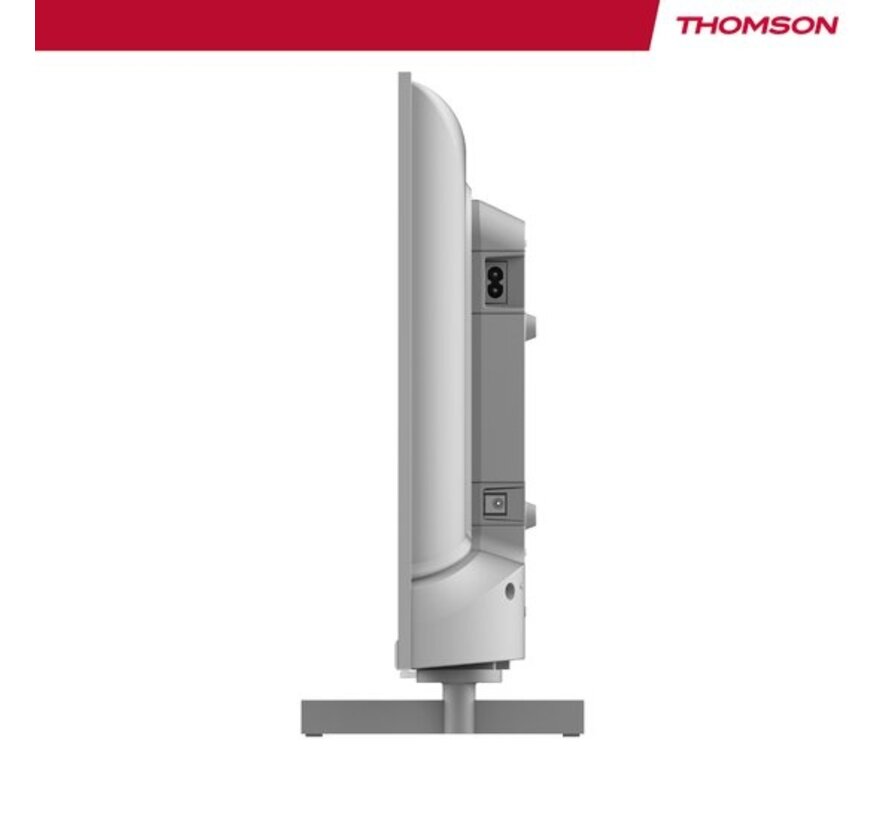 Thomson 24" Google TV - kleur wit - 12V & 220V - DVB-S2/C/T2