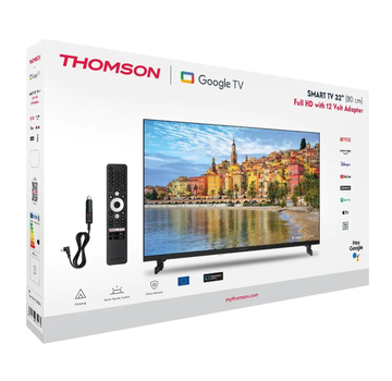 Thomson Thomson 32" Google TV - Full HD - 12V & 220V - DVB-S2/C/T2