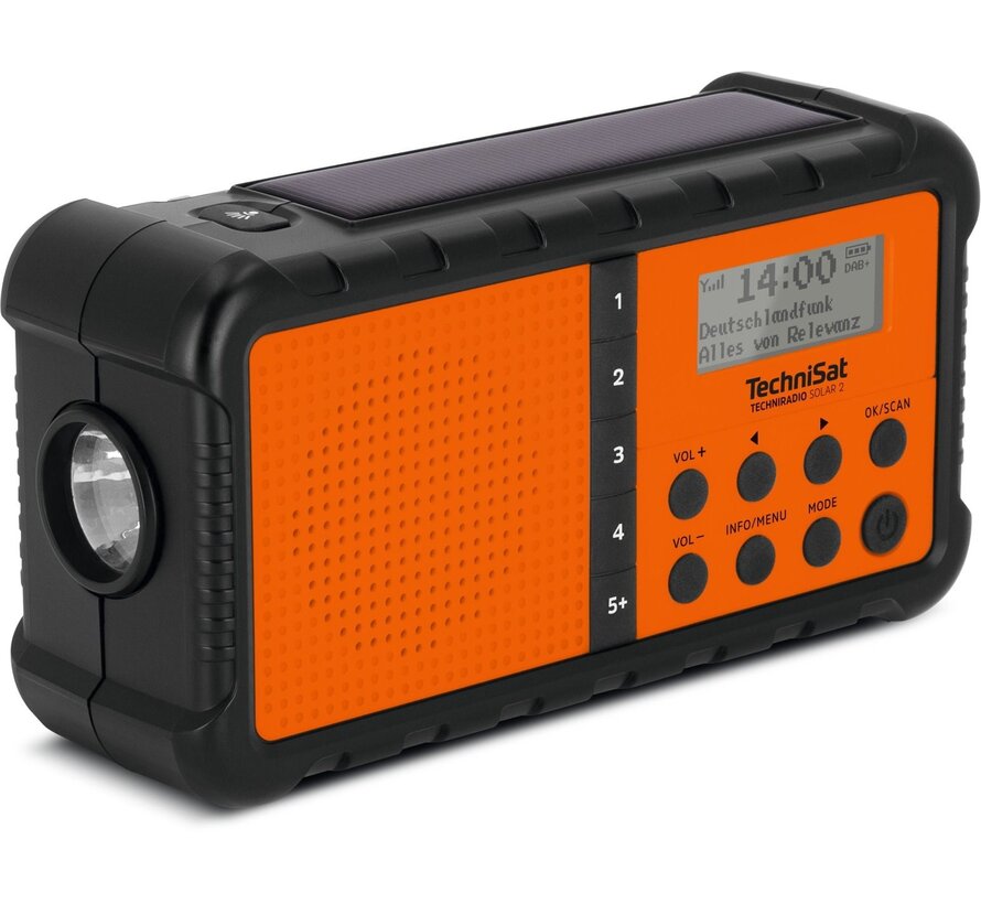 Technisat TechniRadio Solar 2 - DAB+ / FM noodradio