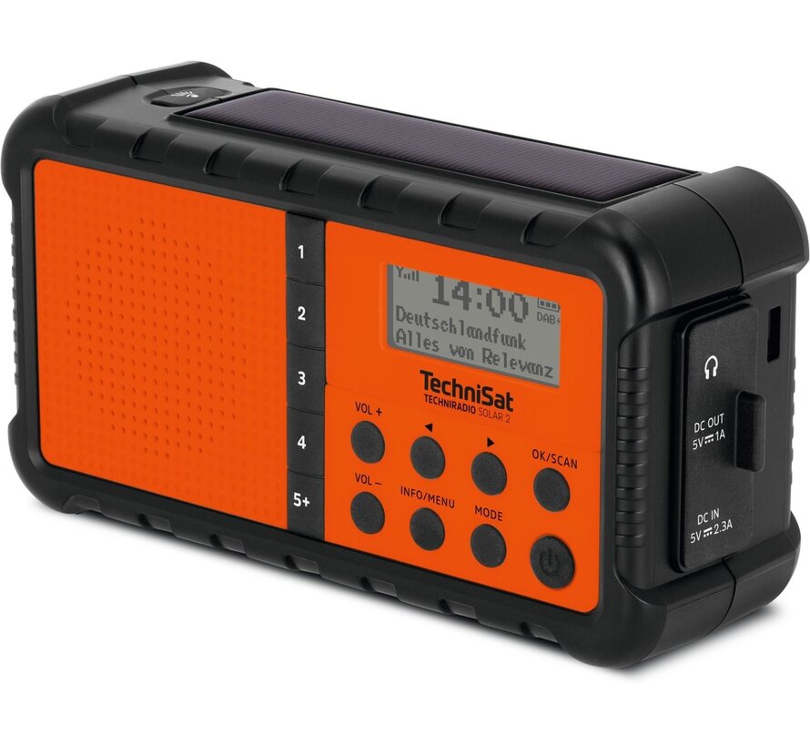 Technisat TechniRadio Solar 2 - DAB+ / FM noodradio
