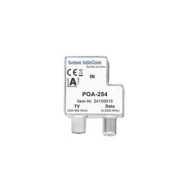 Braun Telecom POA 254  TV-DATA splitter (IEC/F)