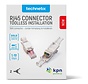 echnetix RJ45-DIY connectoren CAT6 per 2 stuks