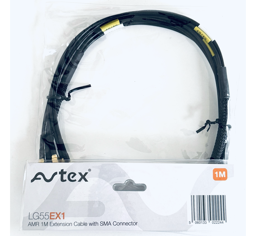 Avtex verlengkabel 1 meter per 4 stuks (Avtex mobile internet)