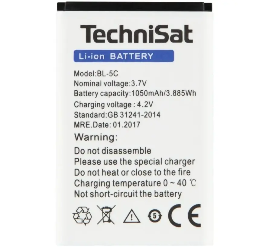 (extra) Technisat batterij voor Techniradio RDR en Viola 3