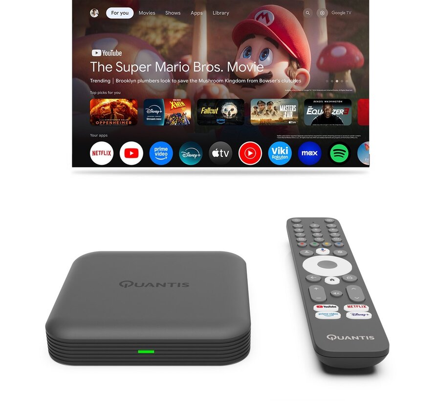 Quantis QE700 4K UHD streaming box