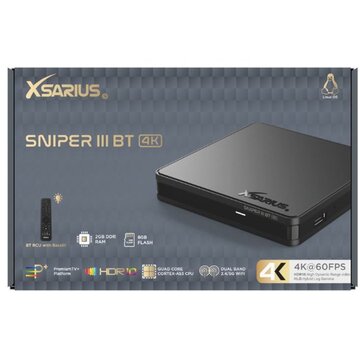 Xsarius Xsarius Sniper 3 Bluetooth 4K UHD Linux OTT Mediastreamer