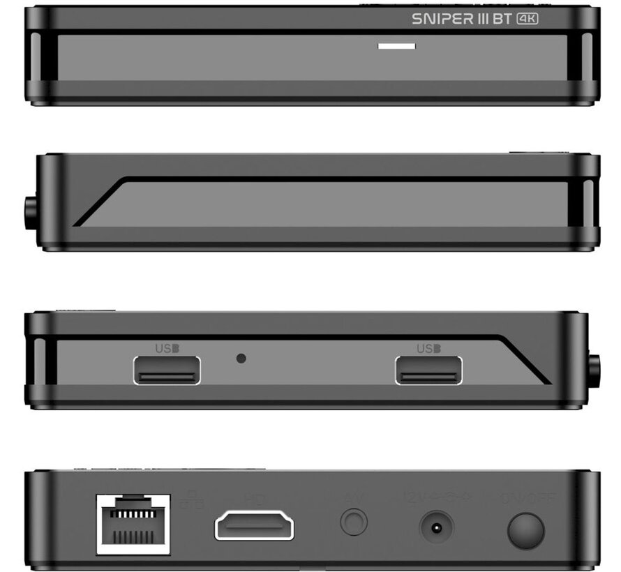 Xsarius Sniper 3 Bluetooth 4K UHD Linux OTT Mediastreamer