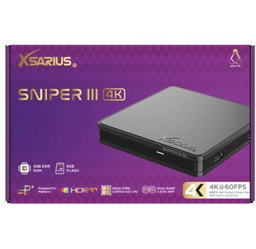 Xsarius Xsarius Sniper 3 UHD Linux OTT 4K Mediastreamer