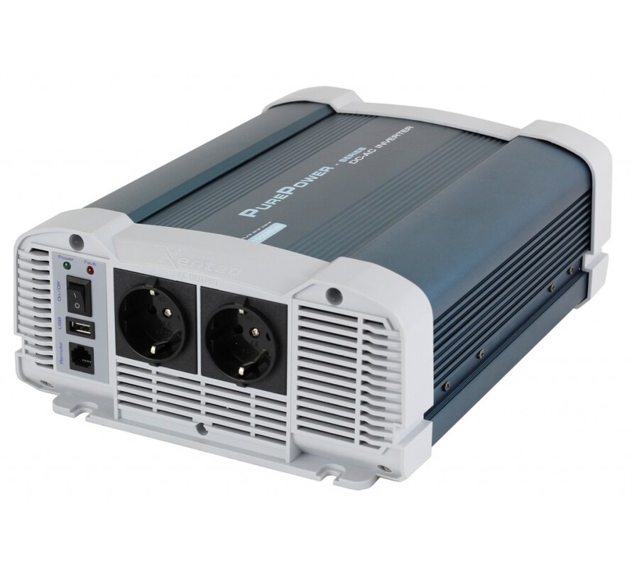 Xenteq PPI 1500-212CP sinus omvormer 1500W (app)