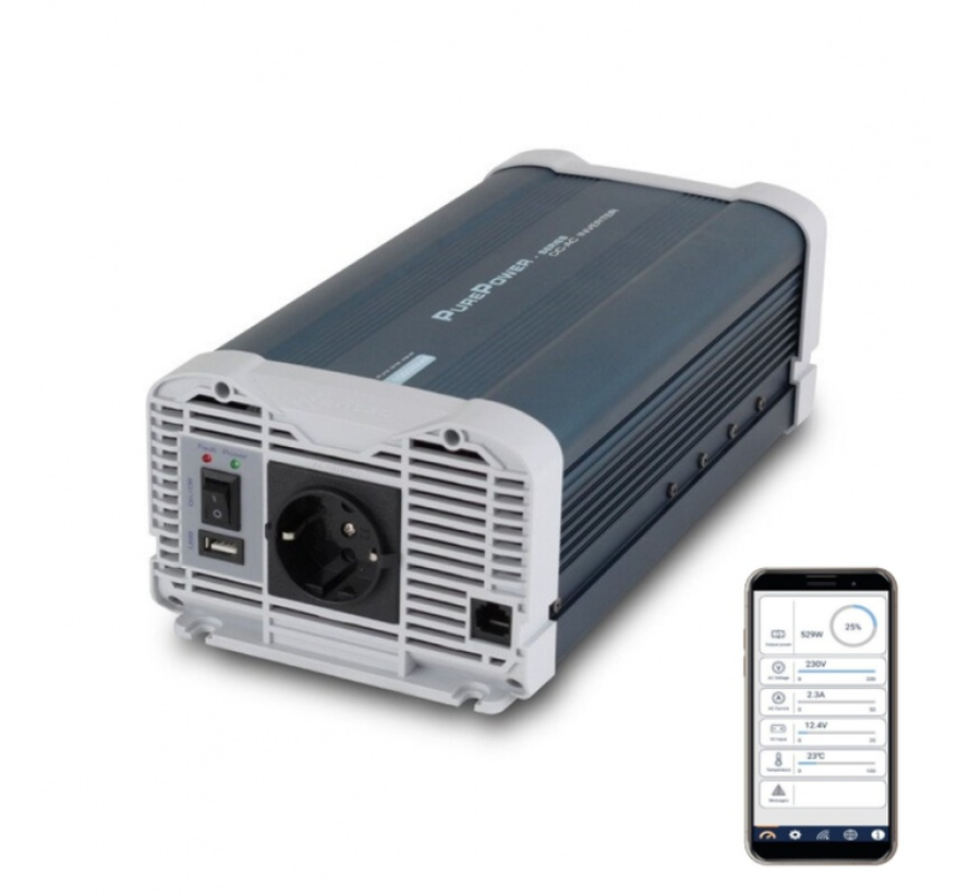 Xenteq PPI 600-212CP sinus omvormer 600W (app)