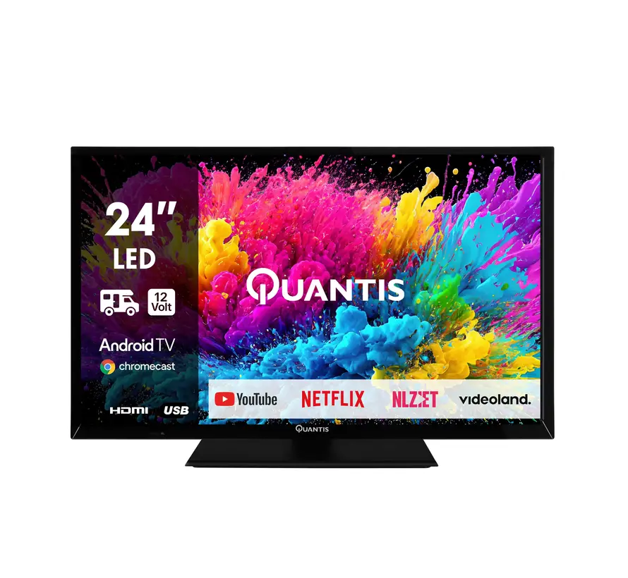 Quantis 24" AndroidTV 12 Volt LED TV - 24HL250A12V