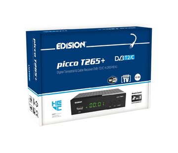Edision Edision Picco T265+ DVB-T2C H.265 HEVC