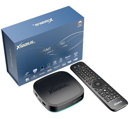 Xsarius Xsarius Avant 4+ Ultra Black 4K OTT Android 14 Media Streamer