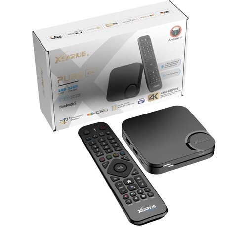 Xsarius Xsarius Pure 4+ UHD - plus versie - 4K Android 14 Media Player - Copy