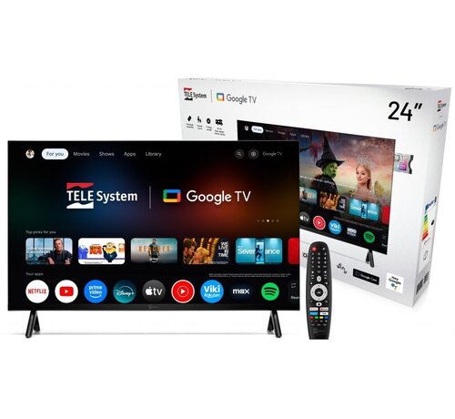Tele System Telesystem 24" GoogleTV - HD - TS24FL SMG15- 12V & 220V