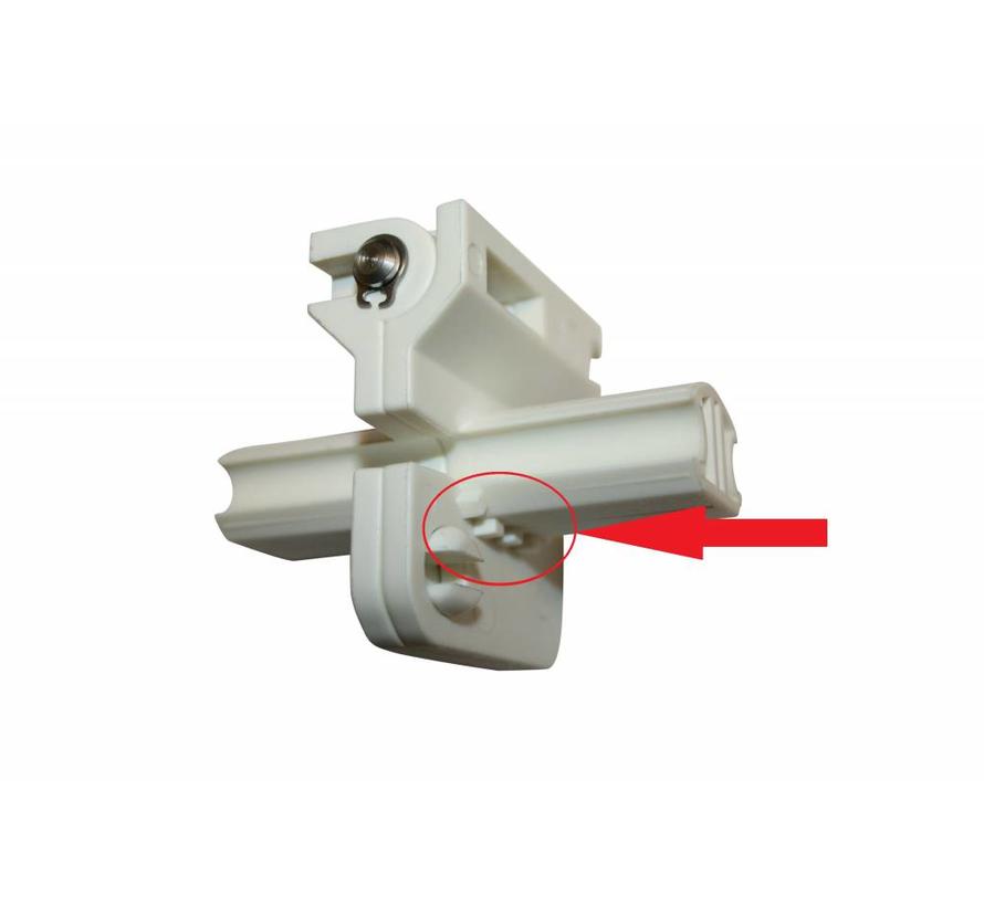 Travel Vision R6 / R7 spare part Scharnier geribbeld LNB Arm